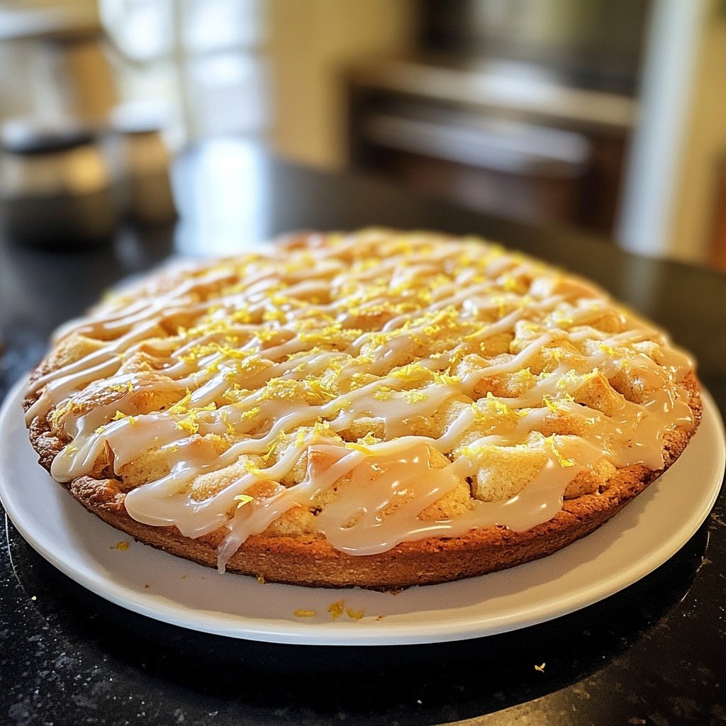 Zitronenkuchen ohne Mixer