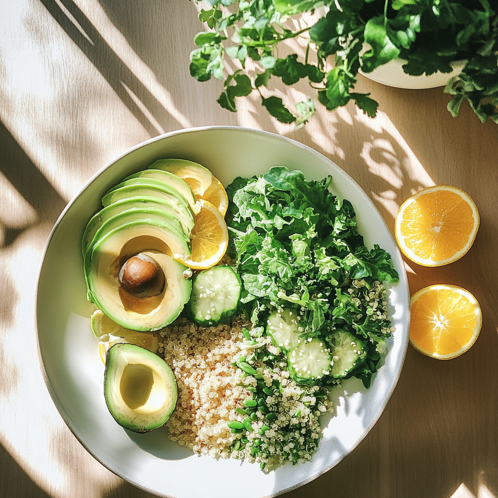 Vollwertige gesunde Lebensmittel-Favoriten